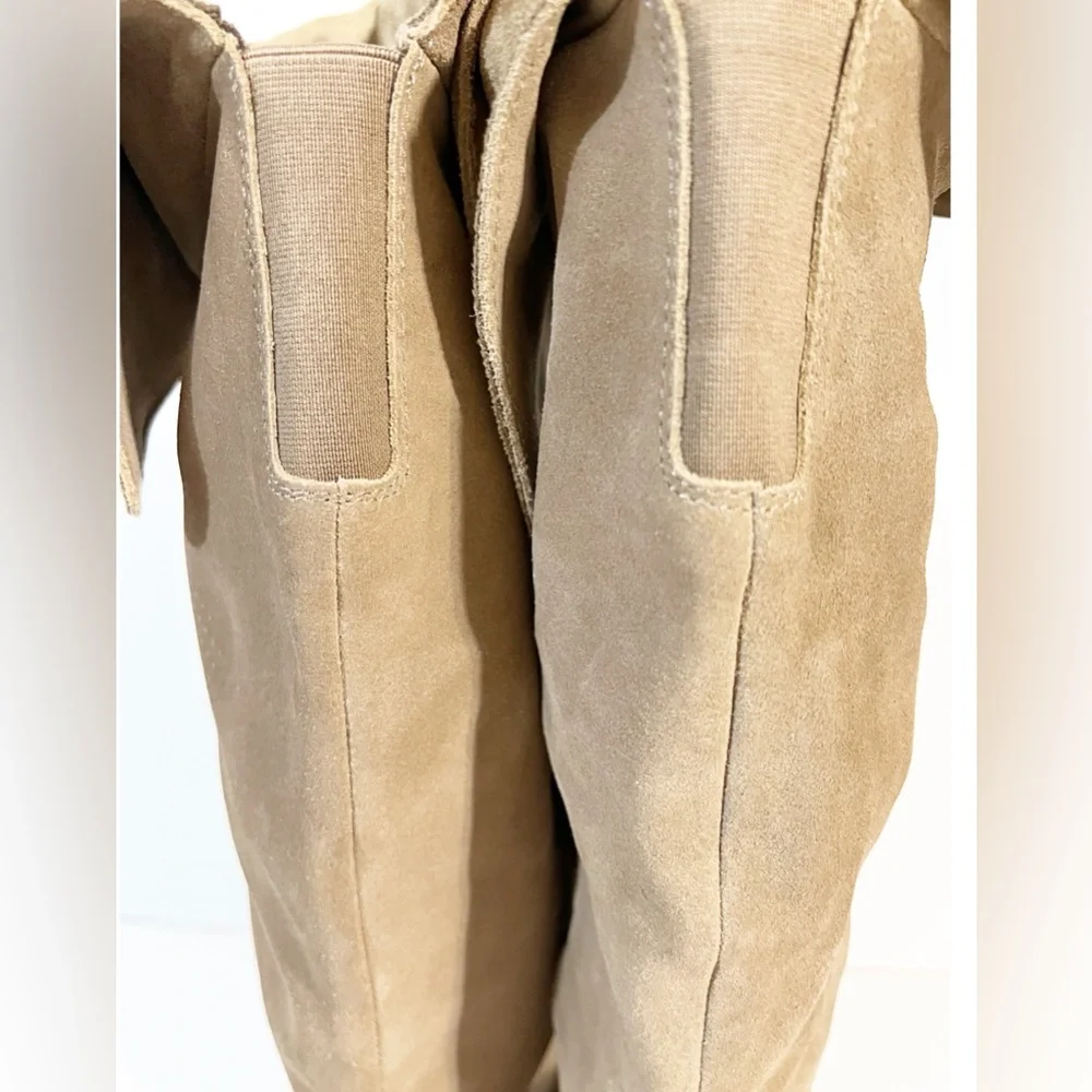 NEW SPORTO Felicia Waterproof Over Knee Suede Insulated Tan Boots Thermal